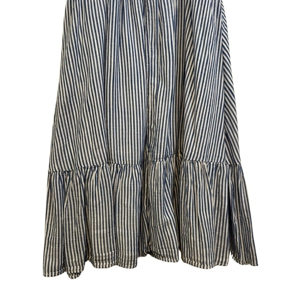 Old Navy Blue and White Striped Sleevless Flared Bottom Dress Size XS - Picture 12 of 17
